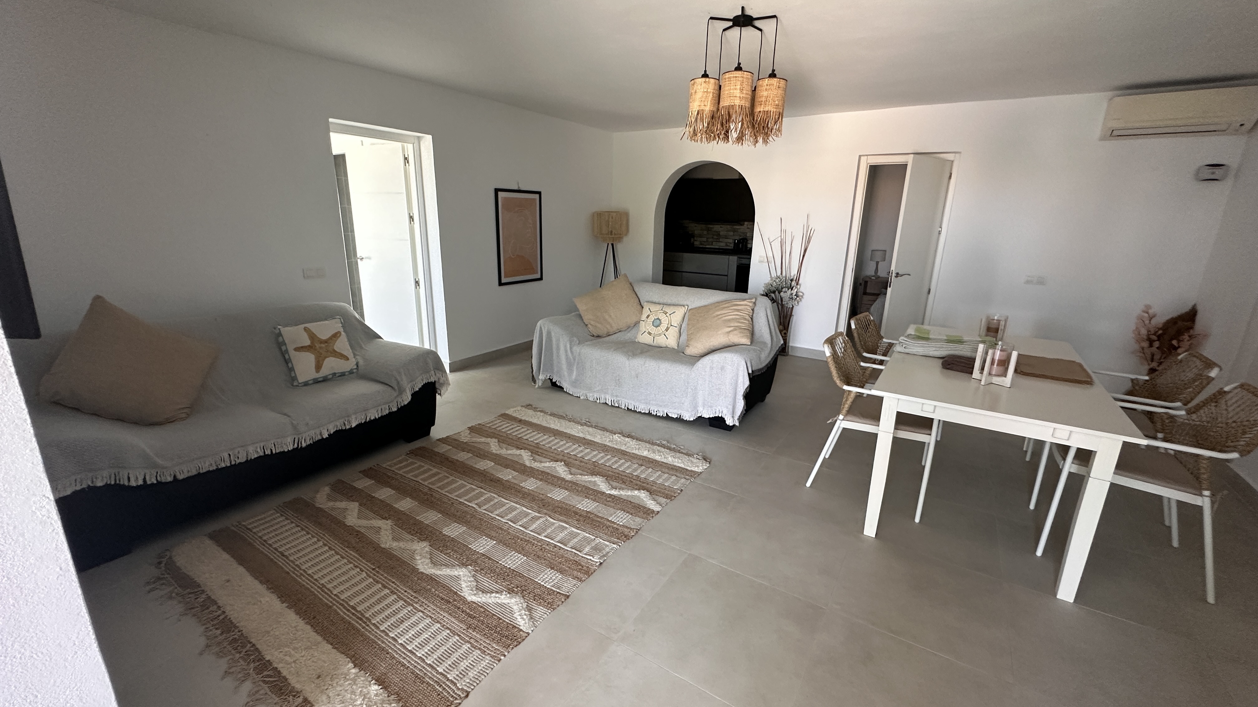 Open plan living area