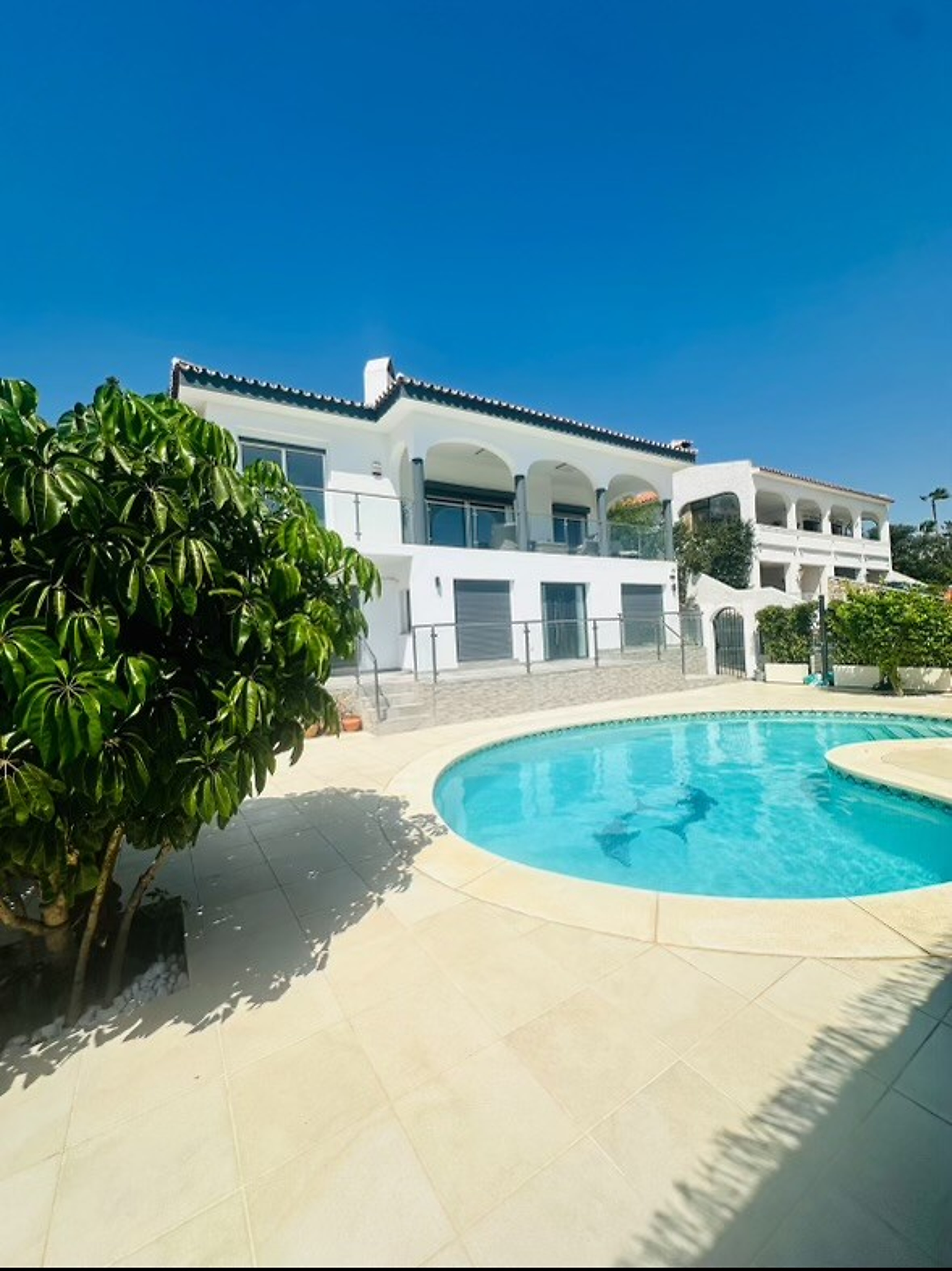 Villa and pool
